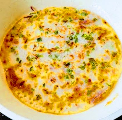 Rice flour chilla recipe