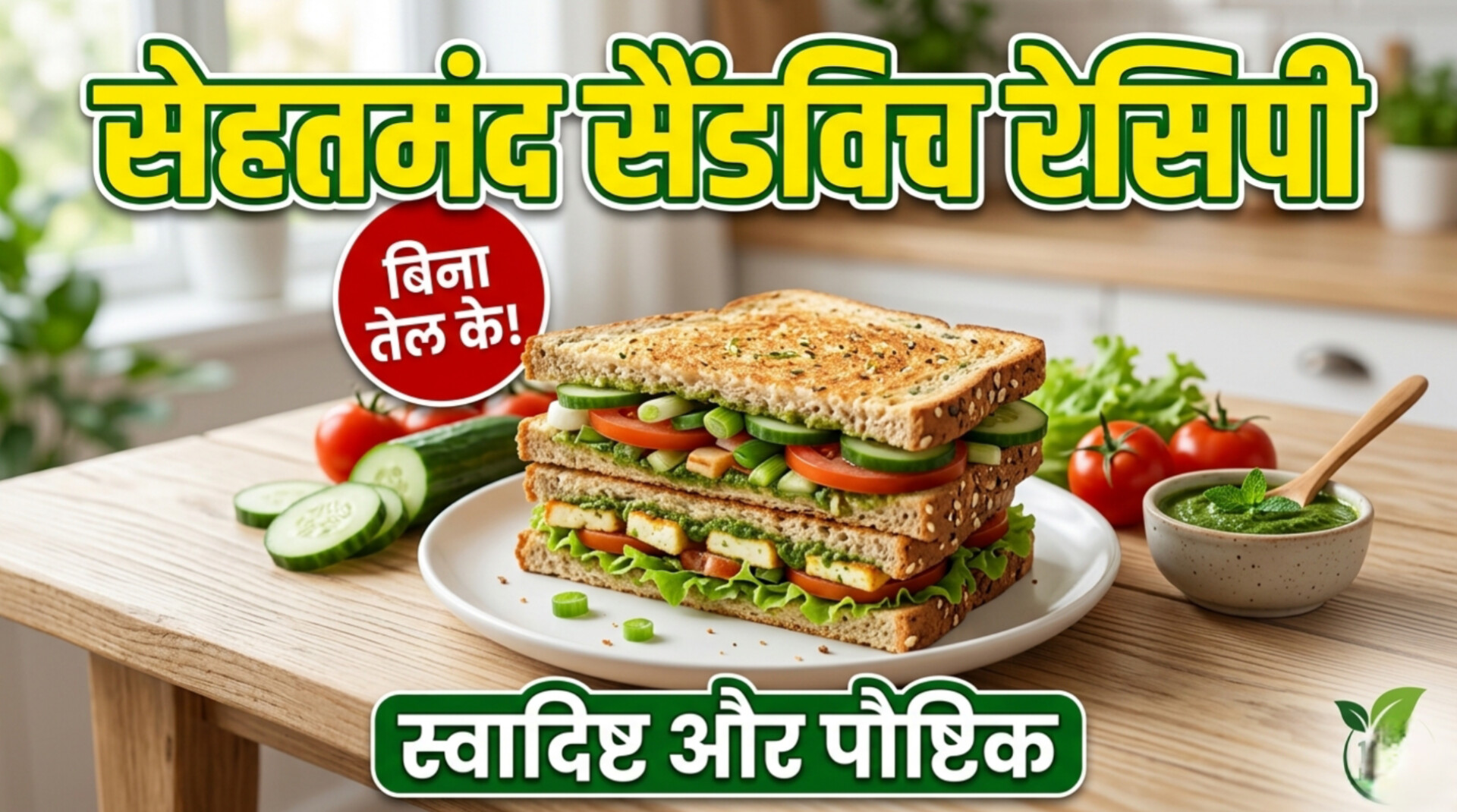 Healthy sandwich recipe in hindi