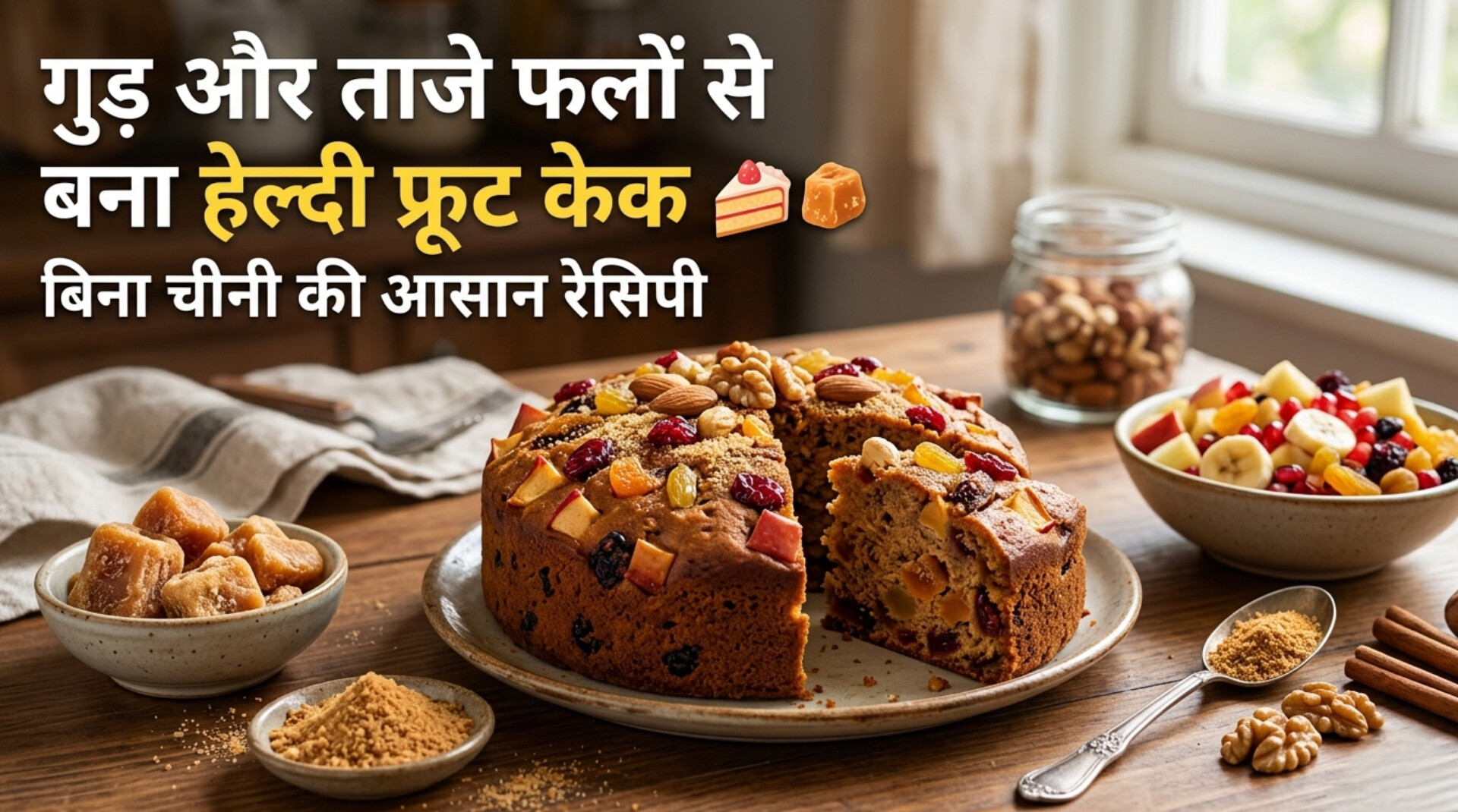Fruit cake recipe in hindi