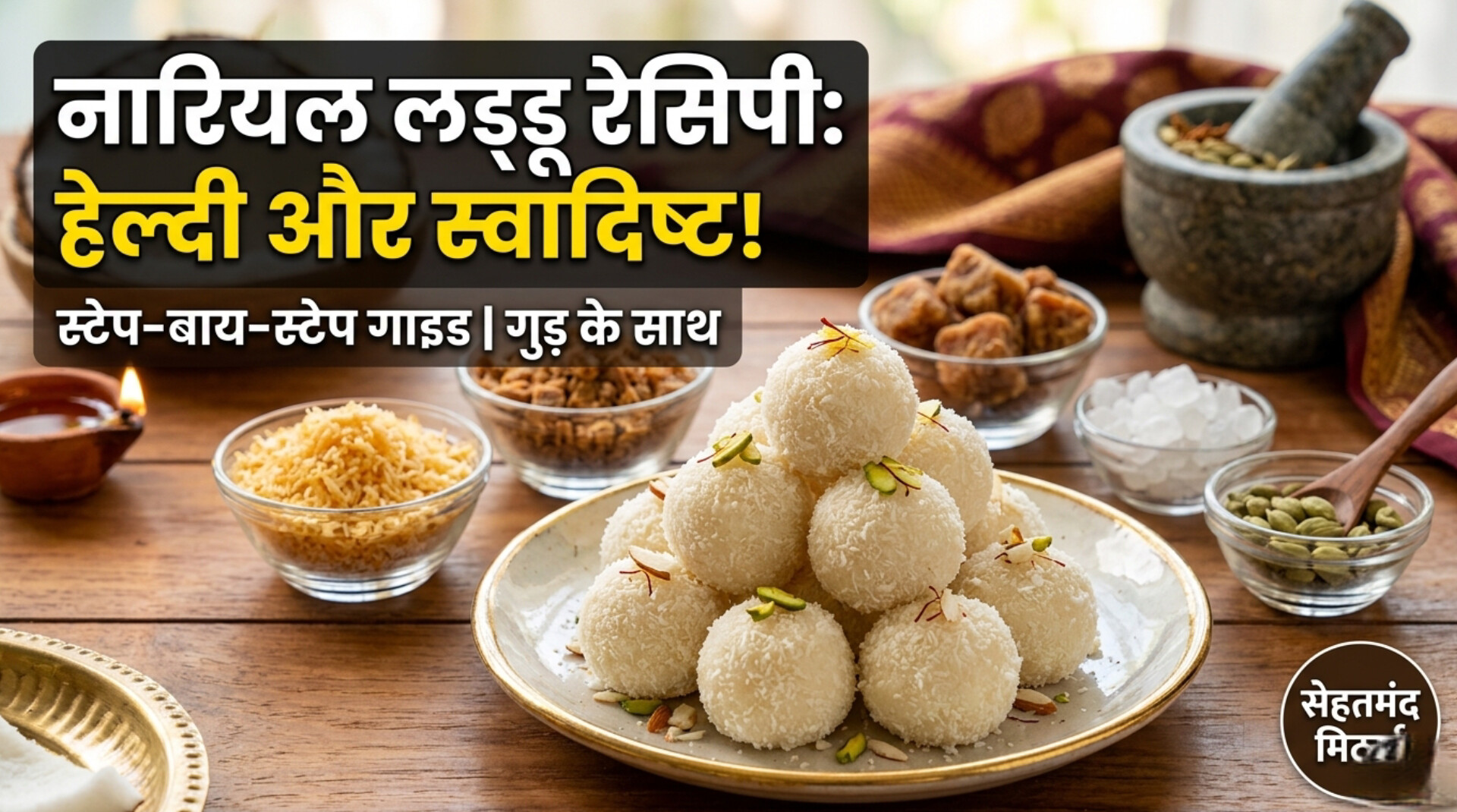 नारियल लड्डू रेसिपी