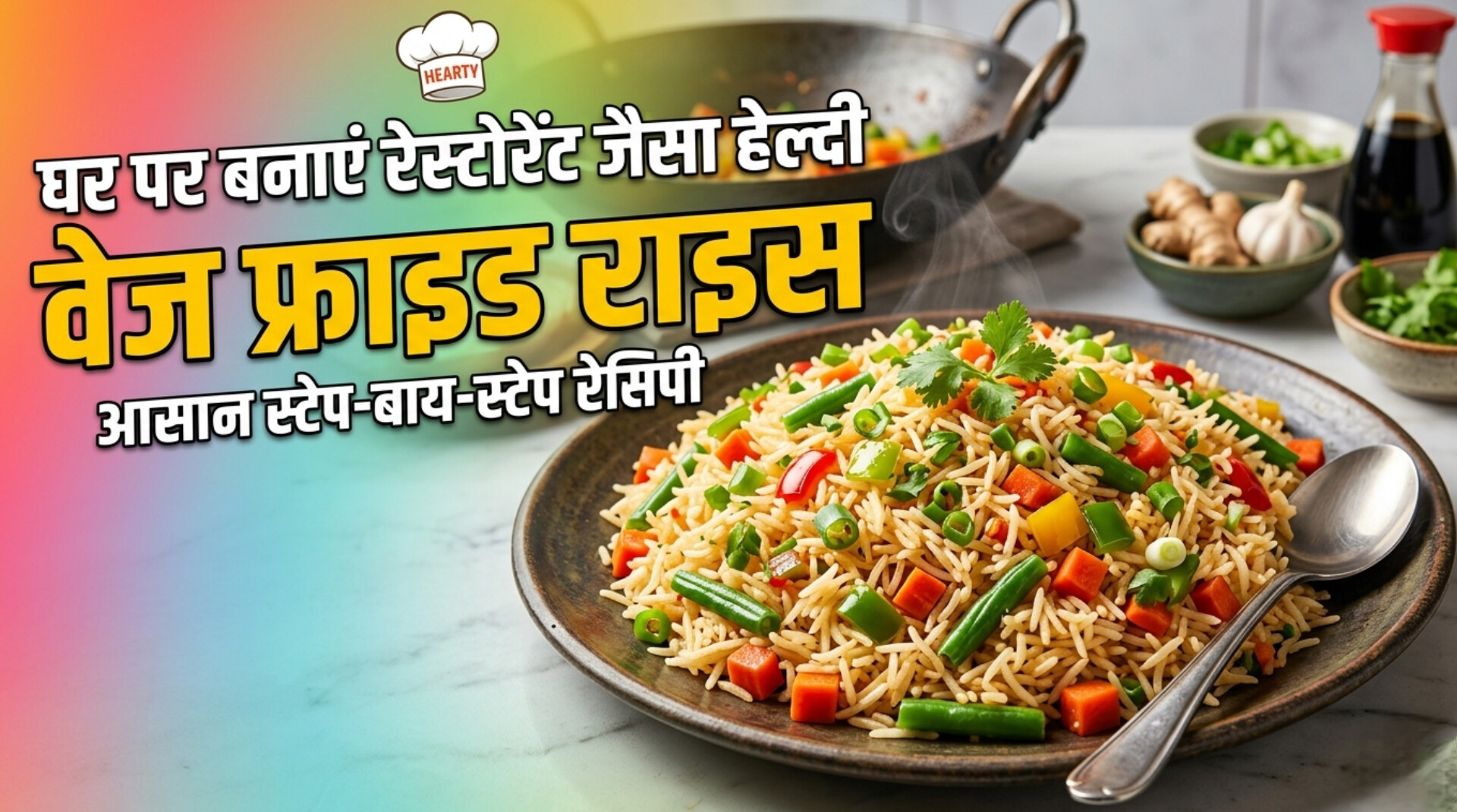 Veg fried rice recipe in hindi