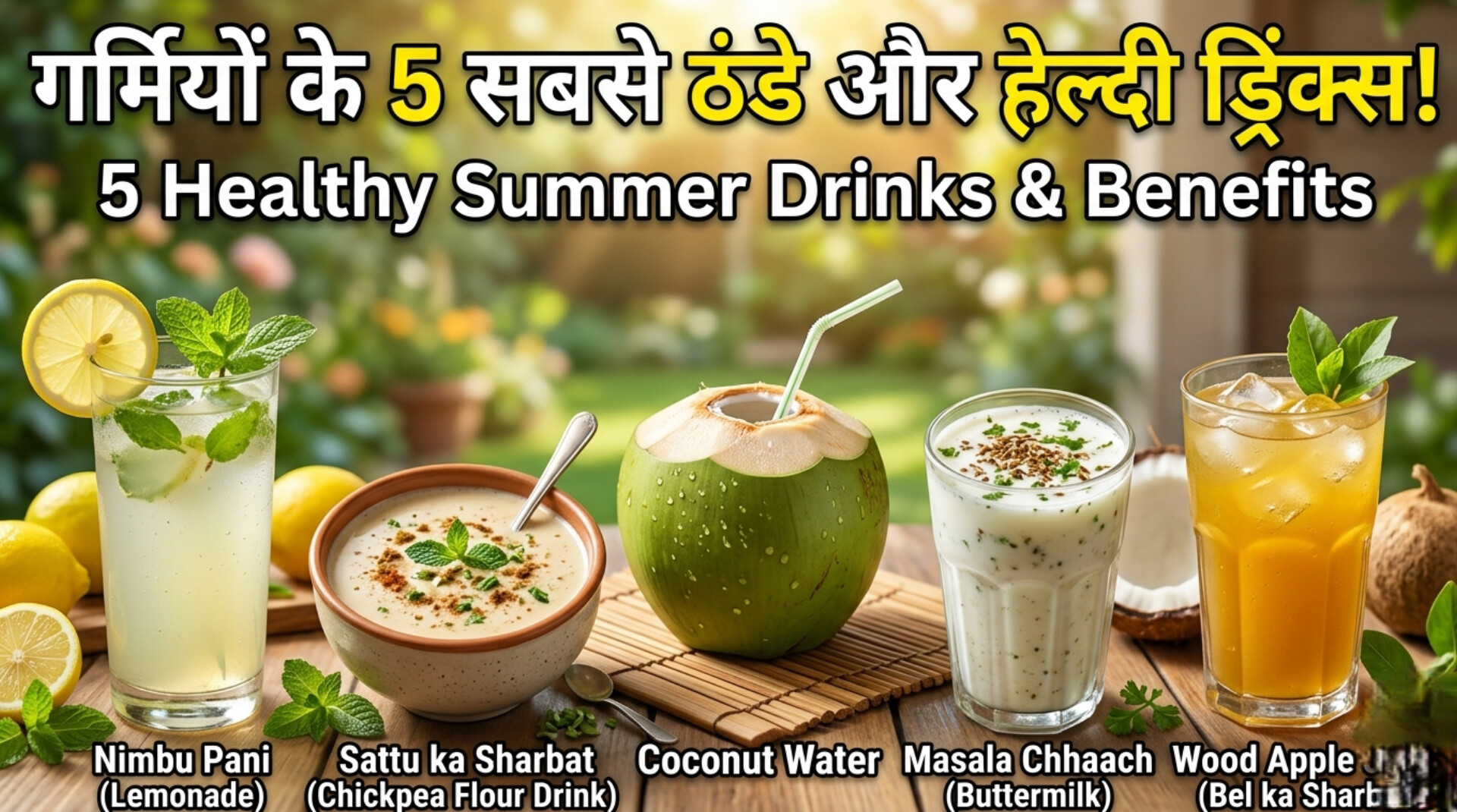 5 Summer healthy drink