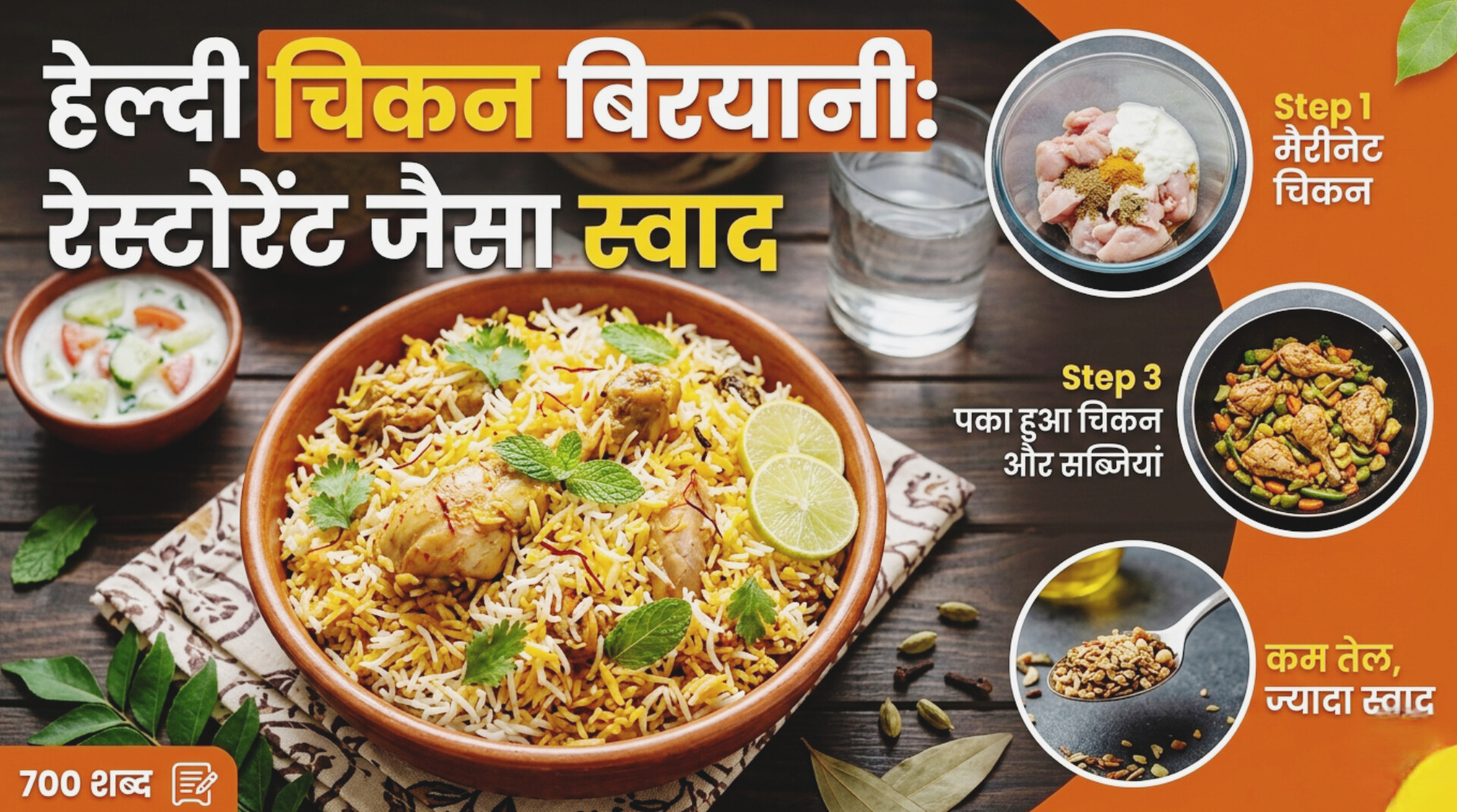Chicken biryani recipe