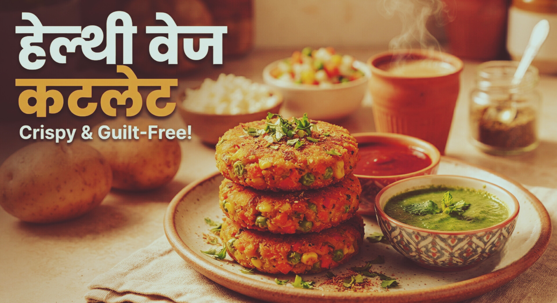 Veg cutlet recipe